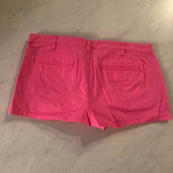 Express Neon Pink Trouser Shorts - Picture 3 of 5